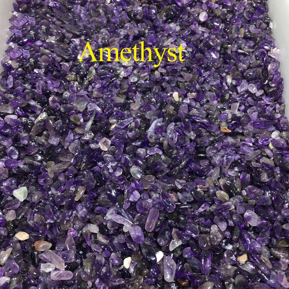 300g/Pack, Natural Donghai Crystal Chips Raw Stones for Good Luck, Meditation, Aquarium Gravel, Zen Decor, Terrarium, Positive Energy & Home Purifying
