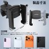 REYGEAK Bicycle Phone Quick Suitable for Road Mountain and Vibration Drop Compatible with iPhone 17 17 Pro 17 16 Plus and Android Inch Black Holder,