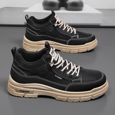2025 herfst nieuwe herenschoenen tooling wind Martin laarzen casual sport werk waterdicht dikke zool slijtvast hoge top fluweel