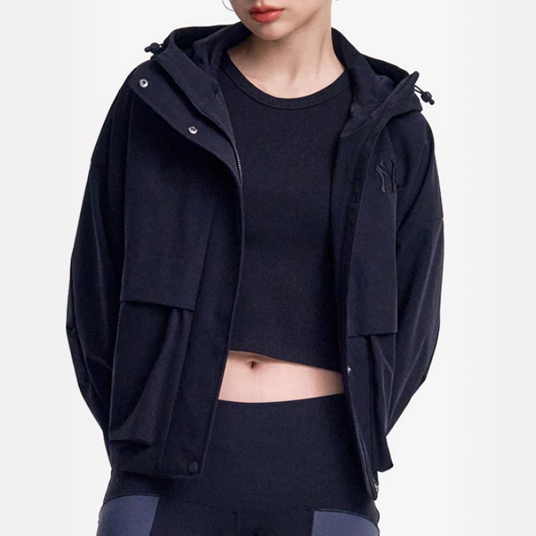 New MLB New York Yankees Jacket Women's Black 3FWJB0151-50BKS