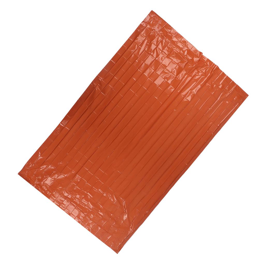 Emergency Blanket Windproof Waterproof Thermal Blanket for Outdoors Camping Hiking Orange