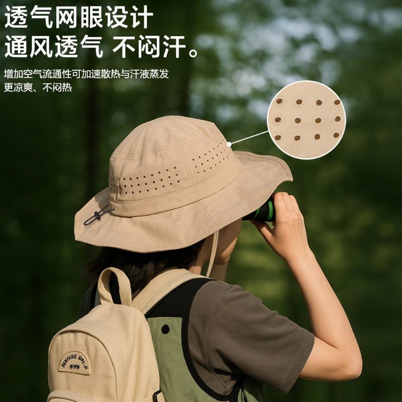 Sommer doppelseitiger Sonnenhut Damen schnelltrocknender wasserdichter Fischerhut große Krempe vielseitig Outdoor UV-Schutz Sonnenschutzhut