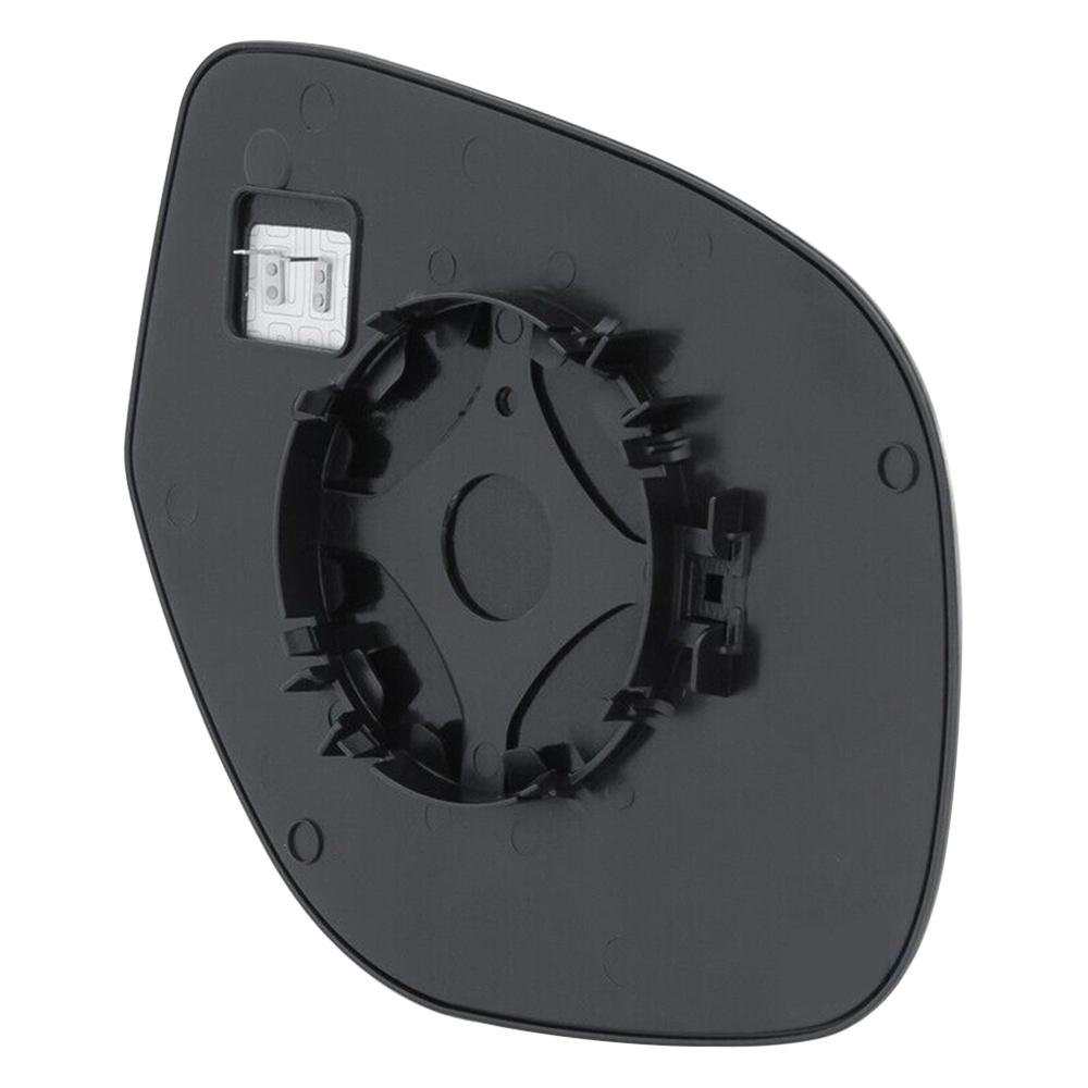 Car Left Side Heated Mirror Glass W/ Backing Plate For Mitsubishi Outlander 14-20