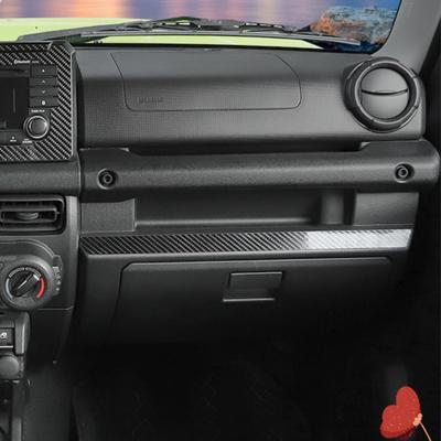 For Suzuki Jimny 2019-2024 Accessories Central Control Dashboard Display Decoration Soft Carbon Fiber Interior Modification