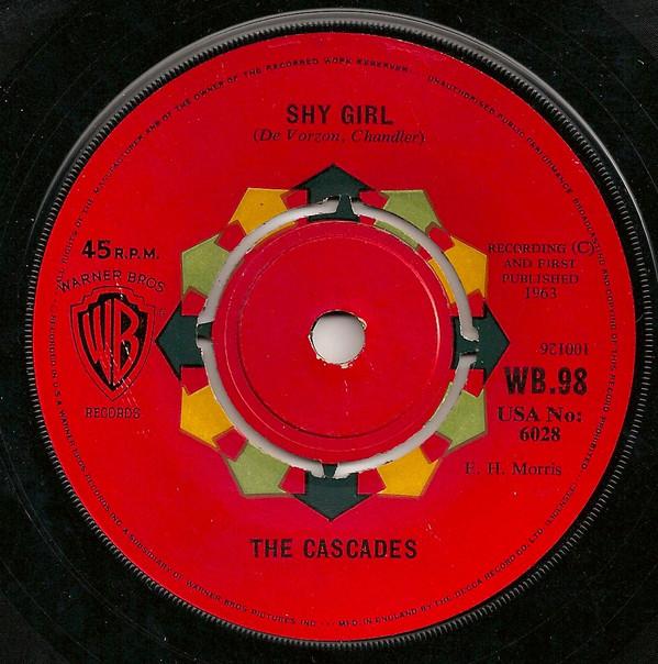 

7inch Record CASCADES Shy Girl The Last Leaf WB98 WARNER 1963 UK Pop Used