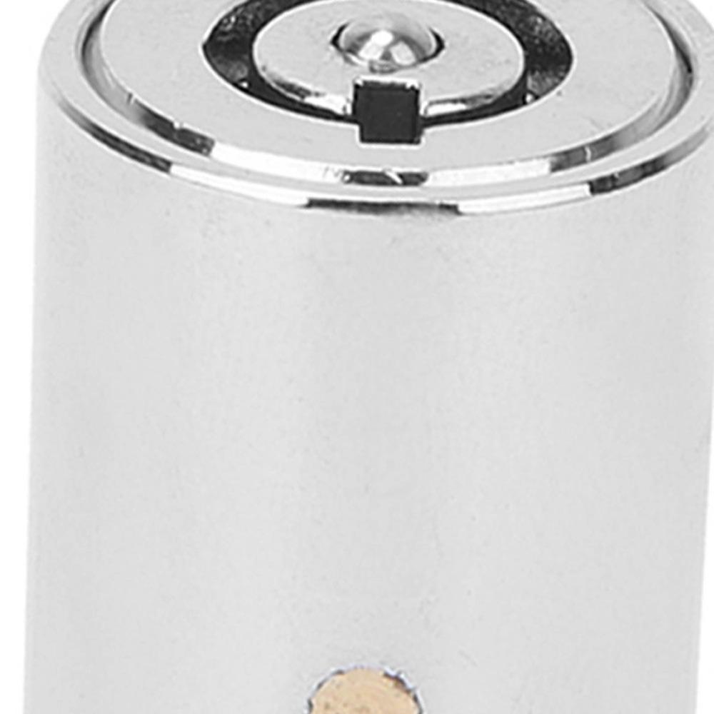 Zinc Alloy Vending Machine Lock Cylinder 38×19mm with 3 Keys Zinc Alloy Lock Cylinder Safe Chrome Color Lock Cylinder