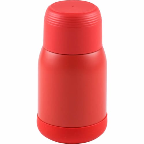 Wahei Freiz Mini Water Bottle, Mug, Red, 180ml, 2-Way Bottle with Cup, Direct Drinking, Vacuum Insulated, RH-1489