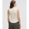 Lululemon Hold Tight Crewneck Tank Top  Waist Length Light Ivory