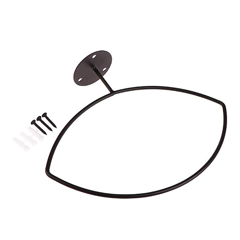 Stojan na rugbyové míče Ocelový Fotbalový Basketbalový Nástěnný Úložný Displej Držák na sportovní míče Úspora místa Obývací pokoj Ložnice Nástěnný stojan