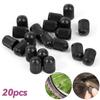 20 szt. Kapsle na wentyle kół samochodowych, motocyklowych, rowerowych bez gumowych pierścieni