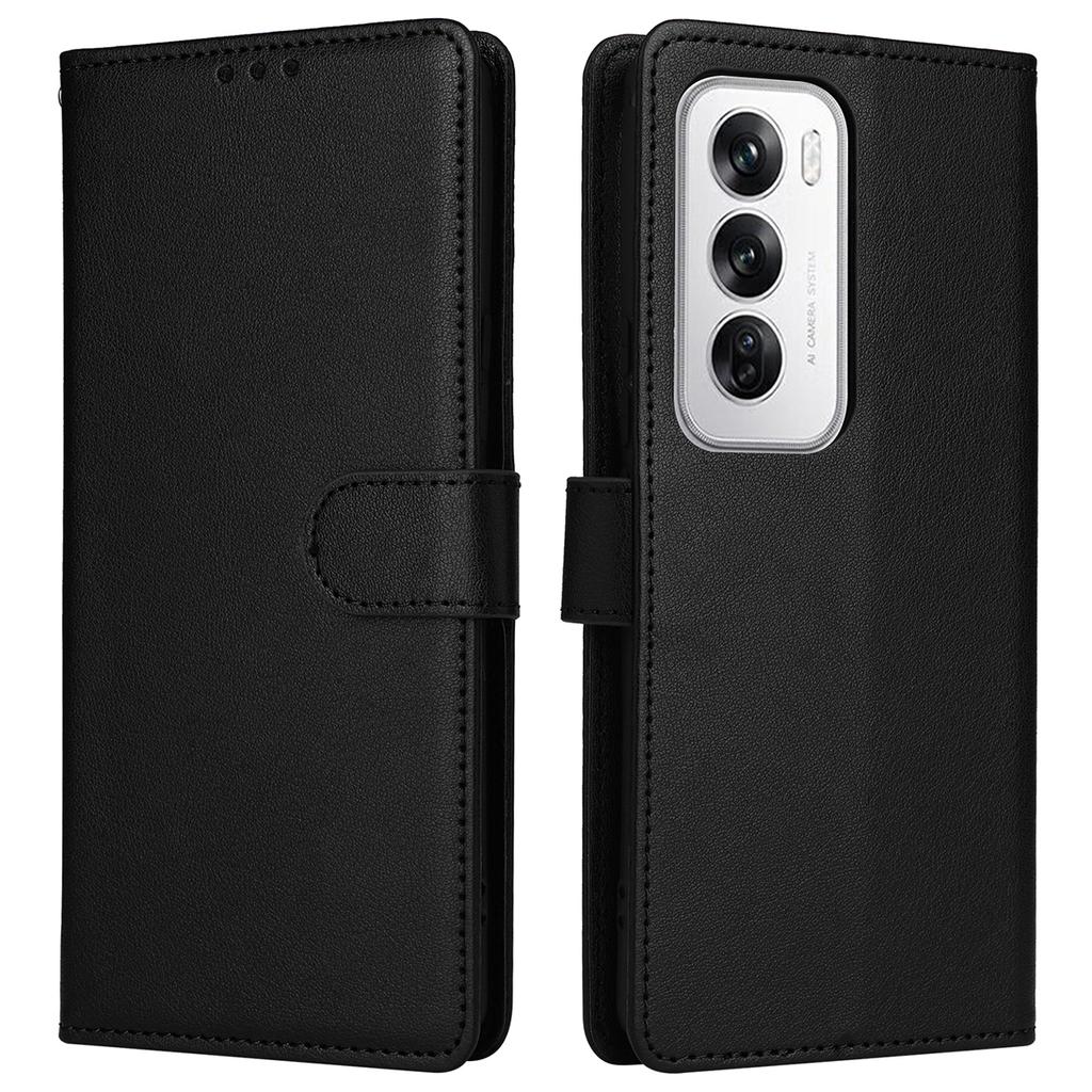 For Oppo Reno12 5G (Global) Case Wallet Stand View PU Leather Phone Cover