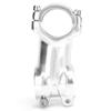 MEIJUN 31.8mm Bike Silver Stem Aluminum Alloy Bicycle Handlebar Stem for Road Bikes Cycling