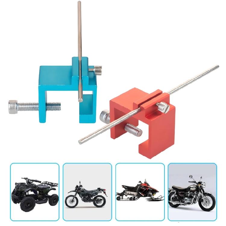Aluminum Alloy Motorbike Chain Sprocket Alignment Tool Universal Chain Adjuster for Long Lasting Performances Enduring
