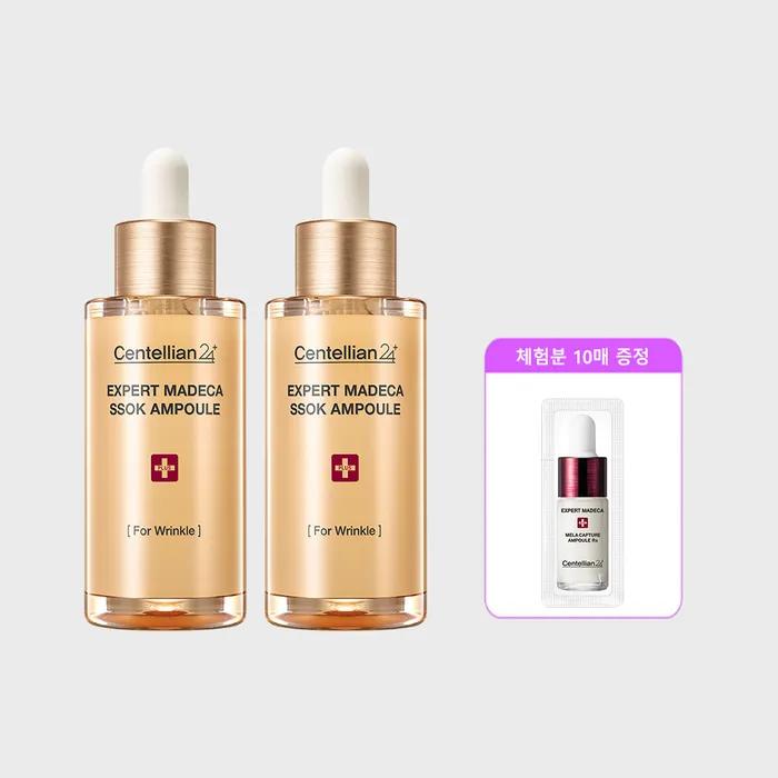 Expert Madeca Soak Ampoule 38mlX2 + Freckle Ampoule 1ml 10 Sheets