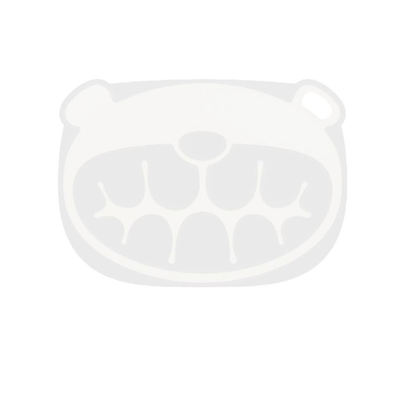Silicone Little Bear Soft Cutting Board - Lightweight Chopping Board for Babies - Suitable for Cutting Fruits