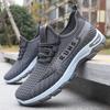 Flying woven men's shoes spring, men's casual shoes breathable mesh sneakers men's