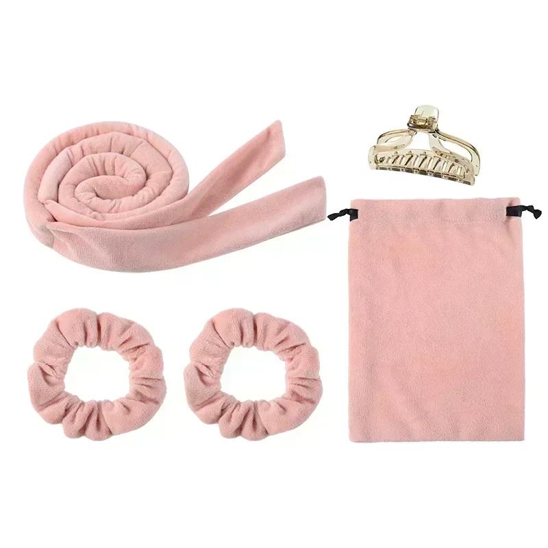 Woman Heatless Curling Rod Headband Lazy Hair Curler No Heat Hair Rollers Soft Curls Sleeping Flexi Rods Girls DIY Styling Tools