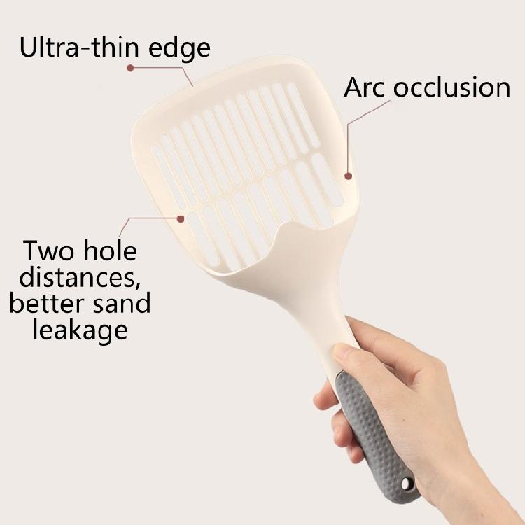 Cats Litter Scoop Deep Shovel Durable Non-Slip Handle for Easy Scooping