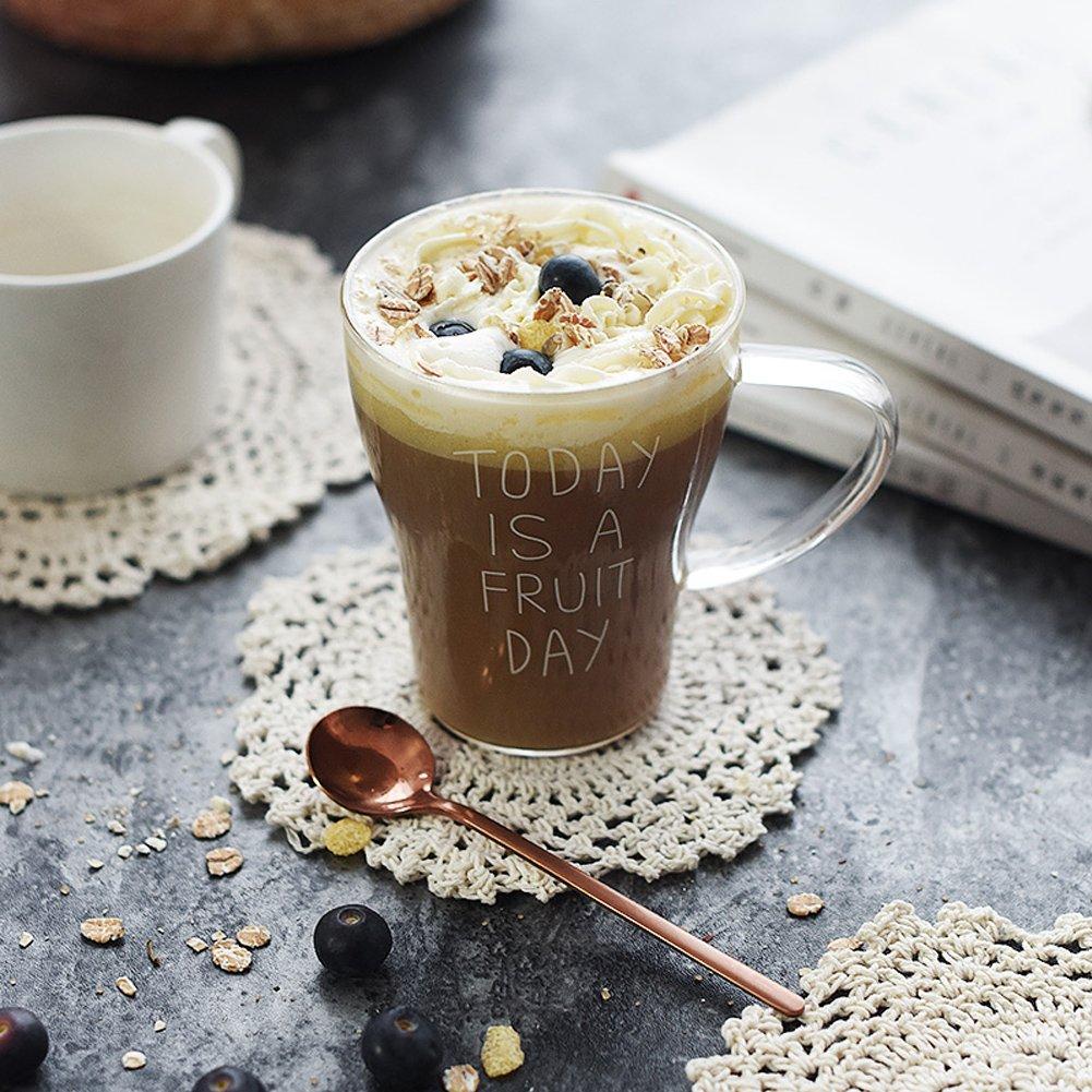 MinniLove Cotton Crocheted European and Cotton Beige of Coasters, Style, Heat-Insulating Pads, Placemats, Trivets, Hand-Crocheted, Absorbent,