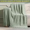 Luxury-lite Minimalist Natural Yoga Blanket Sofa Cushion Throw Blanket Air Conditioning Blanket Bed Cover