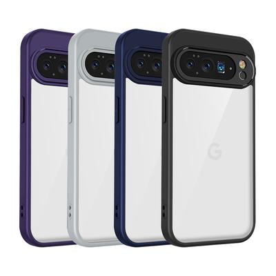 Per Google Pixel 9A Custodia Trasparente in Silicone Per Google Pixel 10 Pixel10 Pro XL Retro in PC Paraurti in TPU Cover Trasparente Antiurto per Telefono