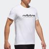 adidas Breathable Comfortable Crew Neck Short Sleeve T-Shirt Men Tops White DM5214
