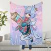 Blanket Throw Sigewinne Super Cosy Plush Living Room Genshin Sofa Impact Couch Childish Birthday Gifts
