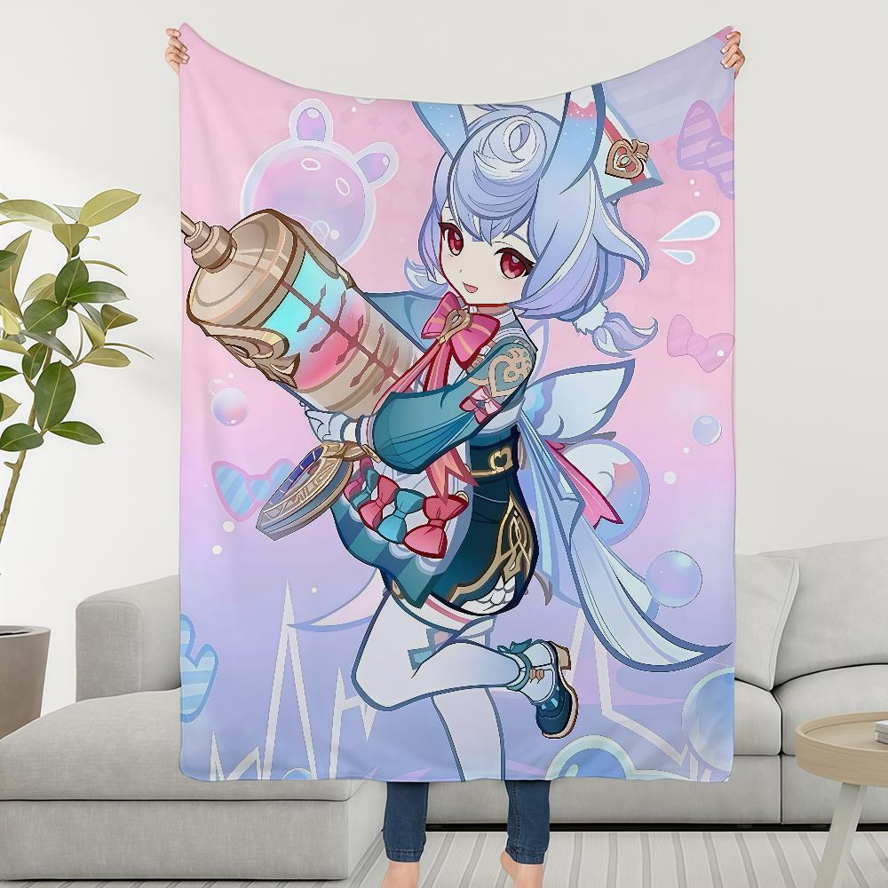 Blanket Throw Sigewinne Super Cosy Plush Living Room Genshin Sofa Impact Couch Childish Birthday Gifts