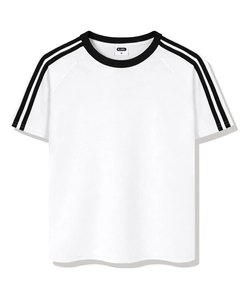 Beijiglabel Joshua Oversized Fit Track Short-Sleeved T-Shirt 4 Color [Blse_3001]