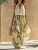 Spring New Style V-Neck Slim Fit Ruffled Hem Dress for Women