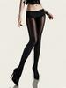 Back Bowknot Hollow Out Pantyhose Women'S Tights Oil Shiny Glossy Shiny Breathable Lace Thin Summer Pantyhose Woman Stocking