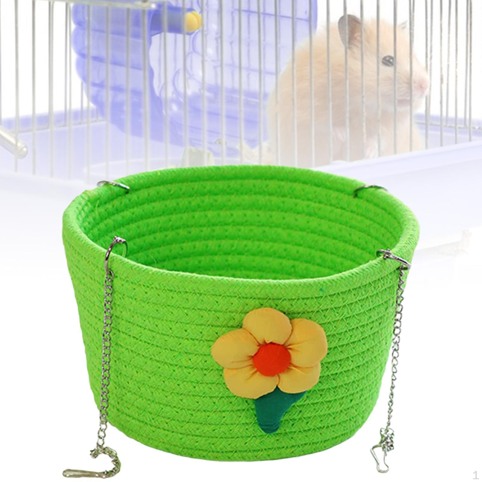 

Hammock Cage Accessories for Small Pets, Multipurpose Resting House with Sturdy Chains, Rat Sleeping