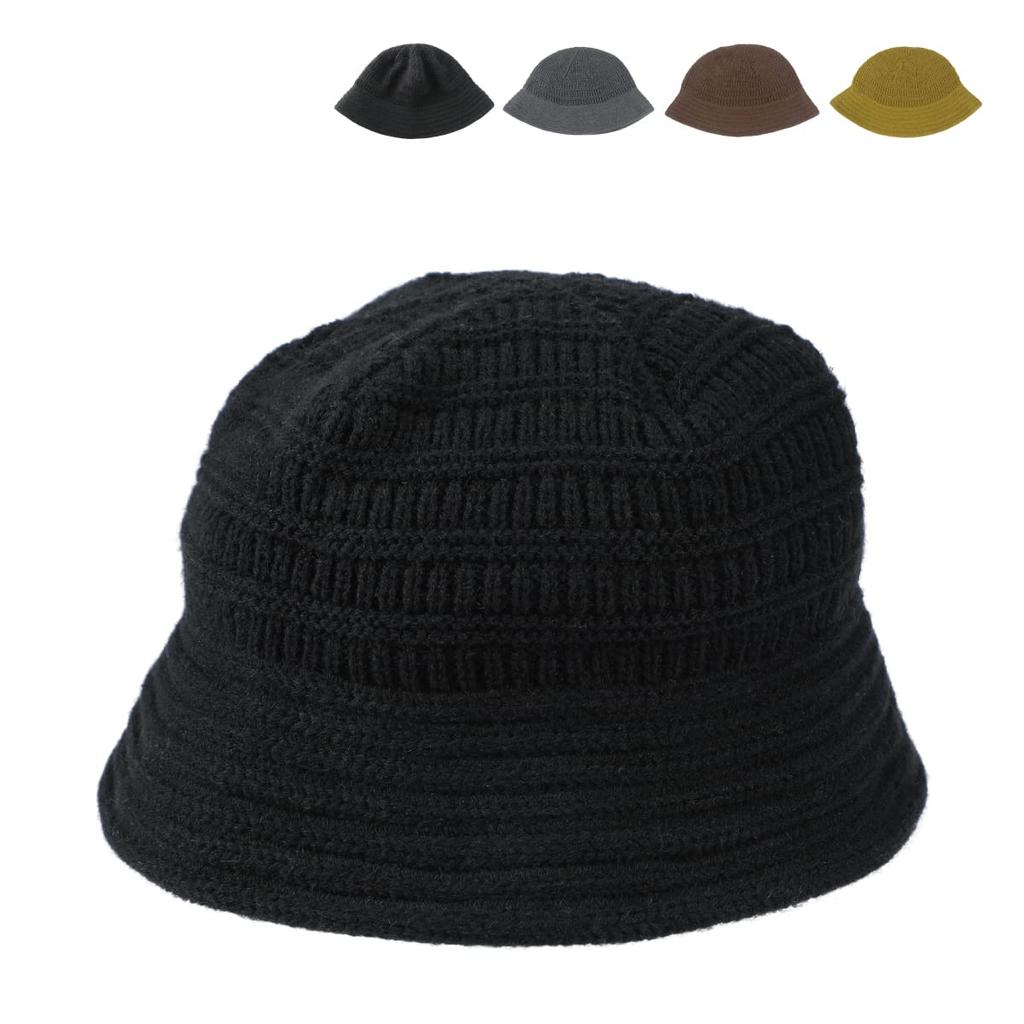 Basic Enchi Acrylic Crusher Knit Bucket Antibacterial and One Size Fits Brown Hat, Hat, Deodorizing, All,