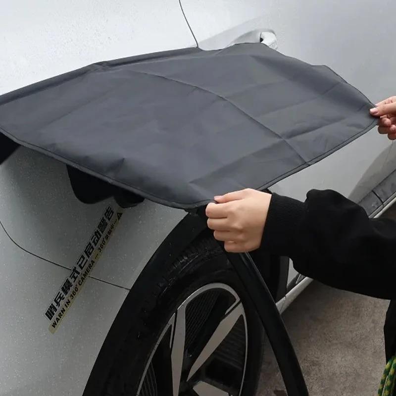 Balck Charger Cover Waterproof Charging Port Cover Rain Plug Protection for All-Weather UV Snow Vehicle Station Rain Shield