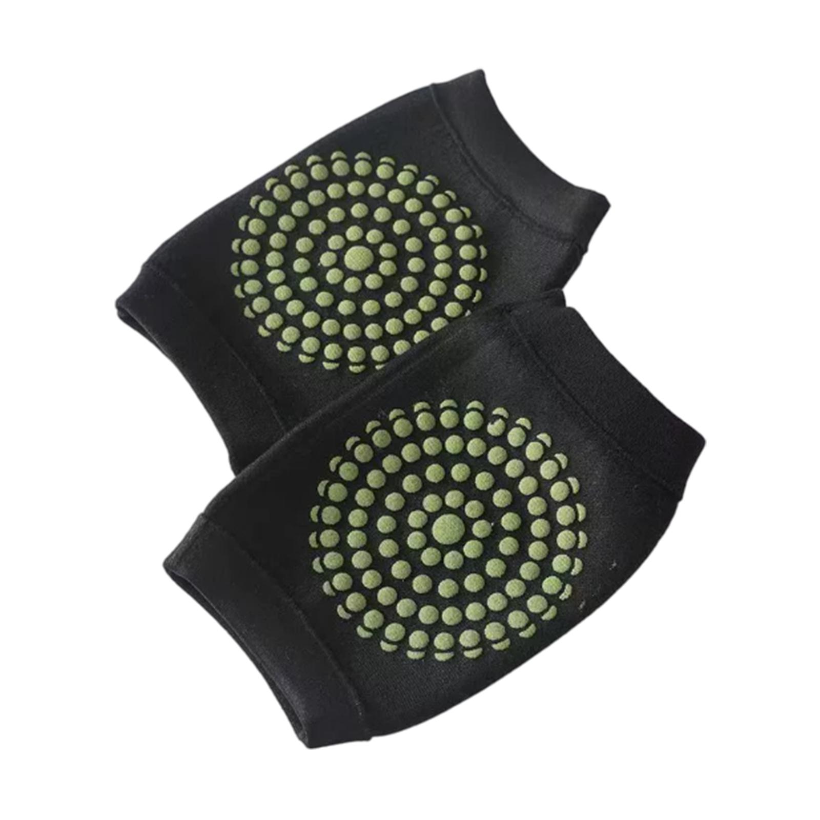 Zeriluna Mugwort warm knee and leg sleeves Mugwort heating knee pads for men, women, and elderly people, sports leg warmers Black m