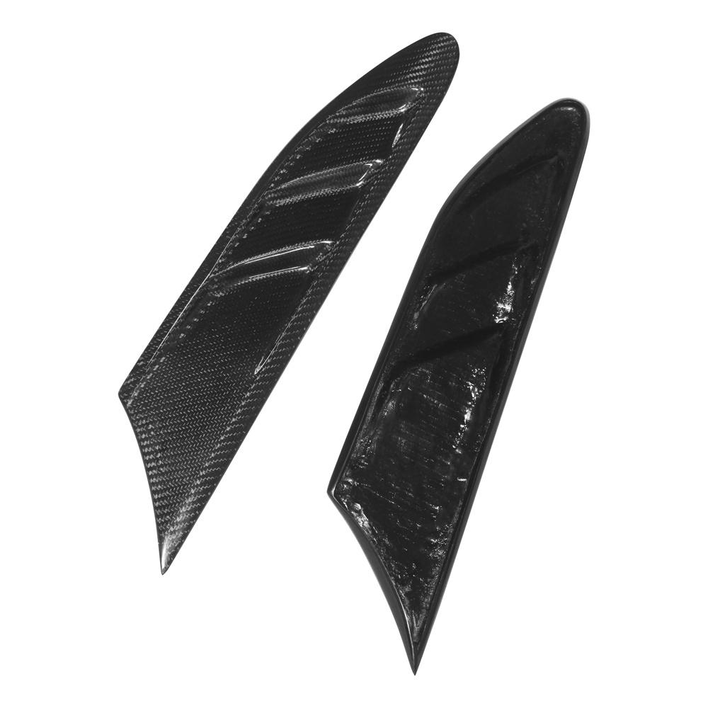 Real Carbon Fiber Fender Fin Vent Trim LH&RH For Subaru BRZ Toyota 86 2012-2019