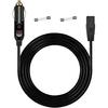 12V Car Cooler Plug Power Cable, 2M 2 Pin Lead Auto Freezer Cigarette Lighter Plug Extension Cord, Flexible Extension Cable Replacement for Car