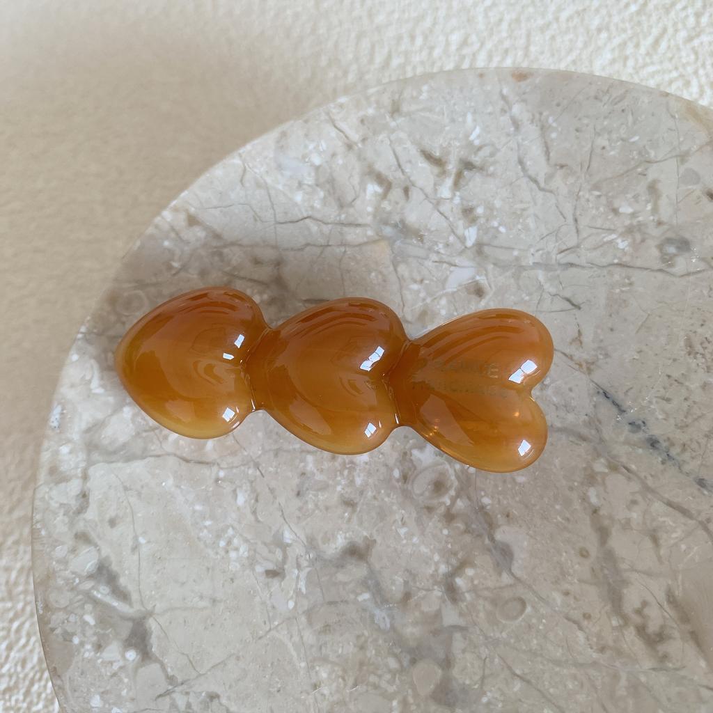 Super Cute Sweet Heart Duckbill Clip Fashion Lovely Women Girls Bangs Side Hairpin Korean Simple Metal Hair Styling Accessories