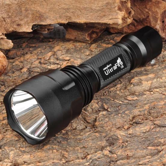 Aluminium Alloy Waterproof Super Bright Rechargeable Flashlight Torch Light