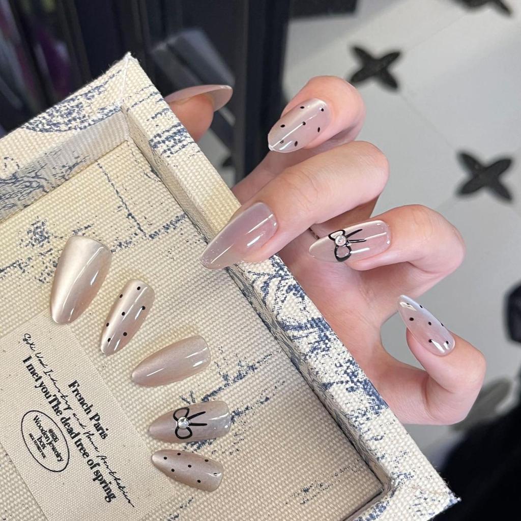 Verlaufende Bernstein-Goldfolie Abnehmbare Nagelsticker - Herbst/Winter-Kollektion