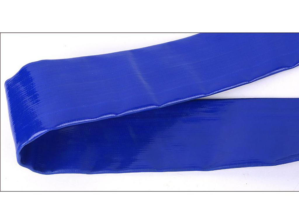 Rubber Coated PVC High Pressure Water Hose - Blue & Yellow for Agricultural Irrigation