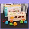 Wooden Educational Shape And Color Matching Puzzle Toy For Toddlers Learning