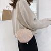 Chain Sequined Shoulder Bag For Women Pu Leather Handbags Cute Shell Crossbody Bags Female Sequins Small Bag Phone Money Pouch