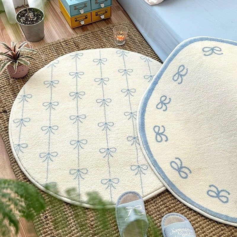 Cute Round Carpet Living Room Round Floor Mat Dressing Room Bedroom Bedside Carpet