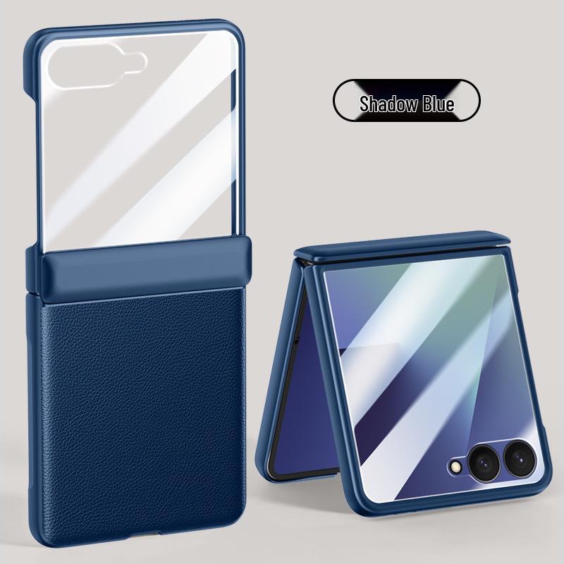 Funda plegable a prueba de caídas para Samsung Z Flip7 con protección de bisagra