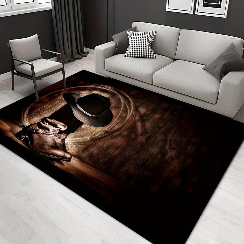 

1pc 1043478905Pattern Carpet, Area Rug For Living Room Bedroom Room Bed Chair Laundry Entryway Corridor Yard Non-slip Outdoor Camping Rug Fl 60cm by 90cm