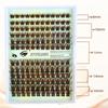 Single Cluster Segmented Eyelashes Soft Fluffy DIY Grafting Eyelashes  Women's Beauty