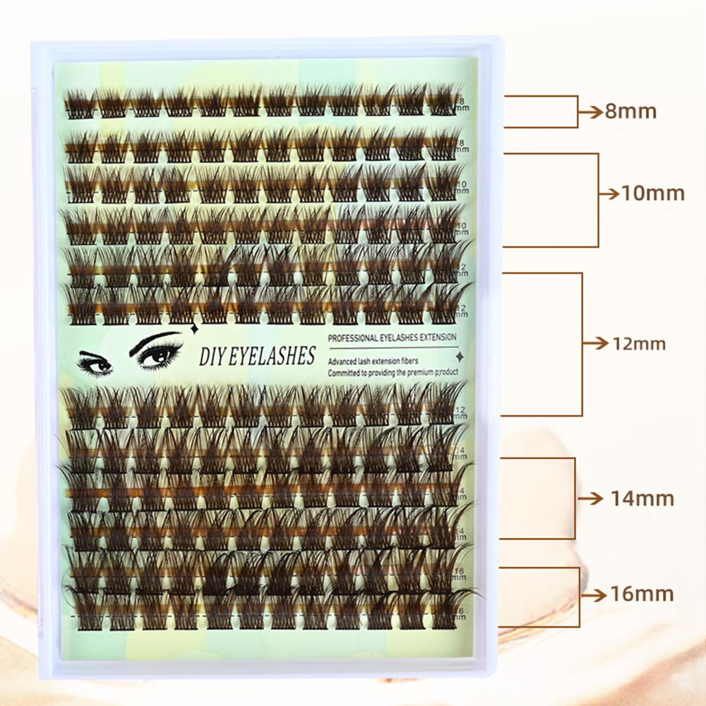 Single Cluster Segmented Eyelashes Soft Fluffy DIY Grafting Eyelashes  Women's Beauty
