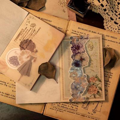 Vintage Goldfolien-Scrapbooking-Papier - 6 Designs