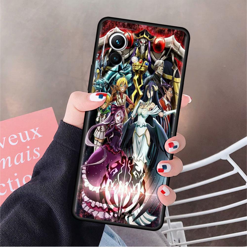 Overlord Schädel Anime Weiche Silikon Fall Für Xiaomi Mi 11 Lite 5G NE 11T Pro 12S Ultra 12 Hinweis 10 10T 9T Telefon Abdeckung Stoßstange Funda